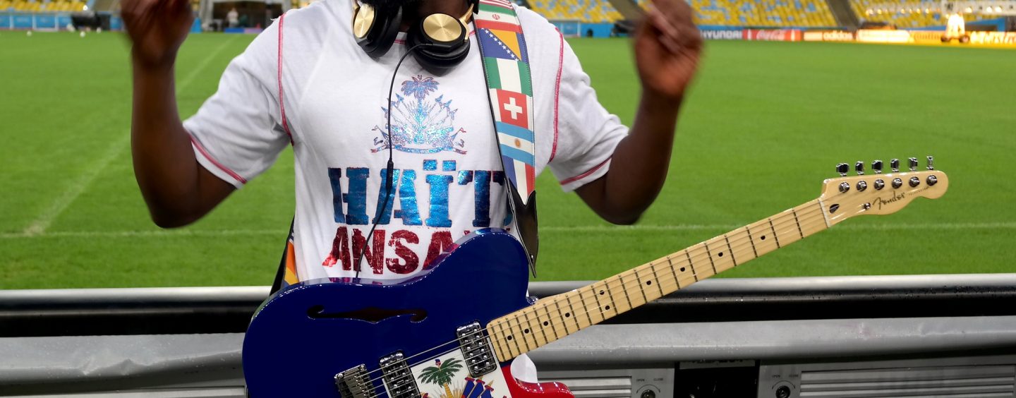 Wyclef Jean tocará una guitarra de Fender en la ceremonia de la Copa Mundial 2014