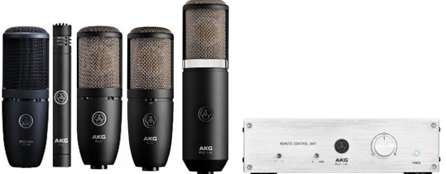 AKG añade cinco nuevos modelos de micrófonos a su línea Project Studio