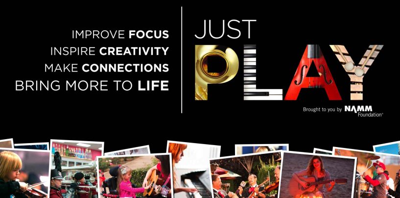Bring More to Life es el nuevo anuncio de la campaña Just Play de NAMM Foundations