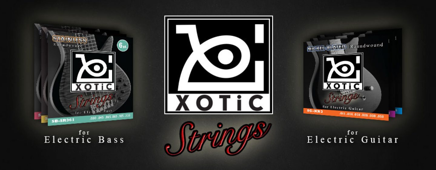 Xotic presenta línea de cuerdas para guitarras y bajos