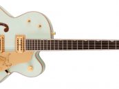 Gretsch presentó la nueva guitarra Crème de Marine Falcon