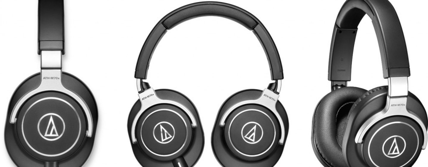 Audio-Technica presentó los nuevos auriculares ATH-M70x de la serie M