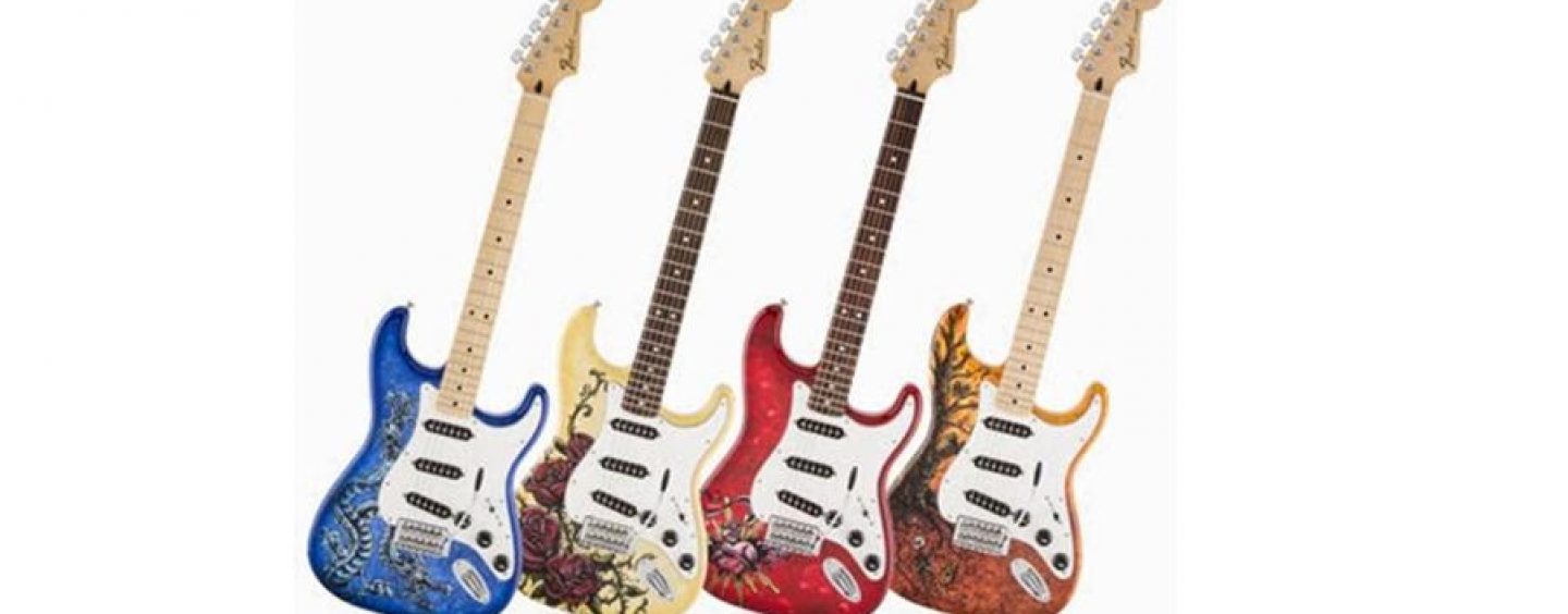 Nuevas guitarras edición especial David Lozeau Art Stratocaster de Fender