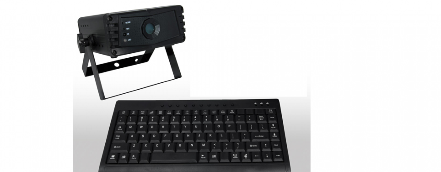 EL-200G KeyTEX de Laserworld le permite crear proyecciones de textos y patrones láser