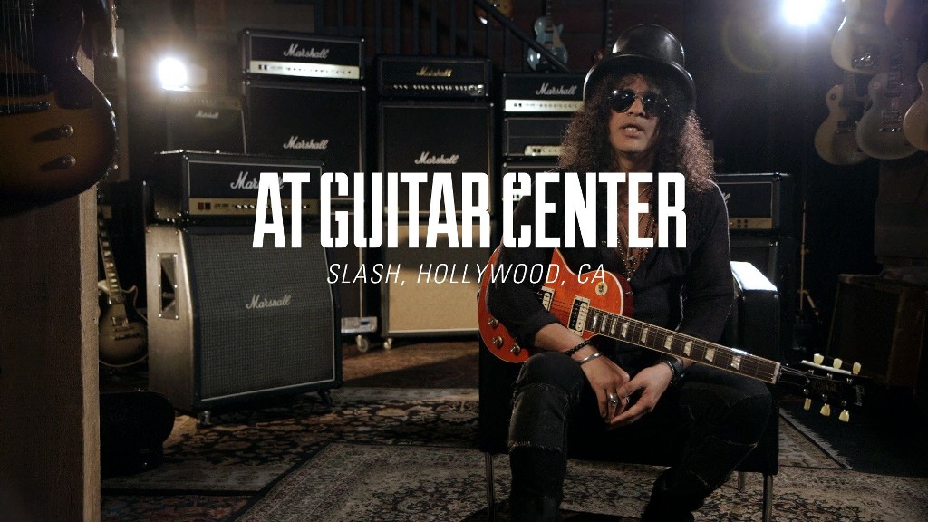 Slash at guitar center
