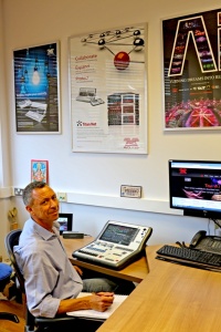Steve Warren in his office