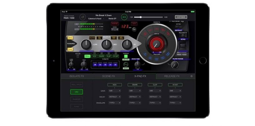 Pioneer DJ presenta la aplicación RMX-1000 para iPad