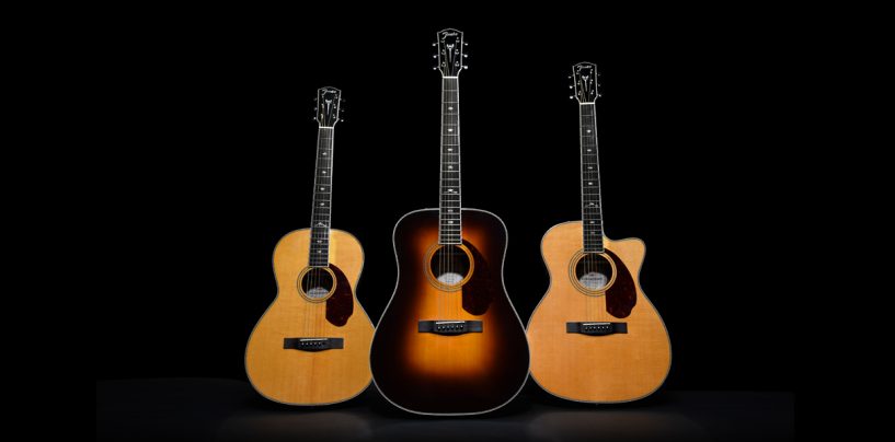 Nuevos modelos de guitarras acústicas Paramount Series de Fender