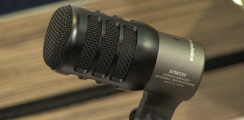 Disponible el micrófono ATM230 para instrumentos de Audio-Technica