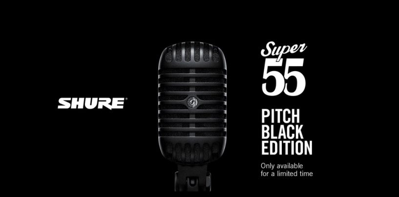 Shure lanza el micrófono Super 55-BLK, edición limitada