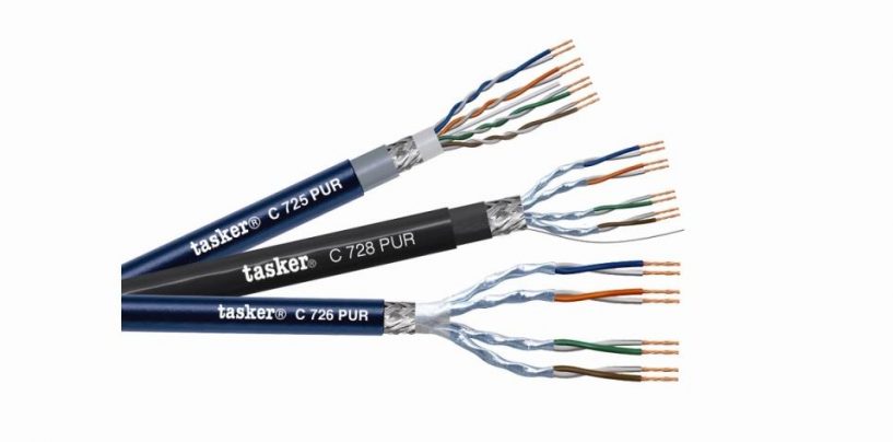 Los nuevos cables Ethernet de Tasker son ideales para aplicaciones de audio y video