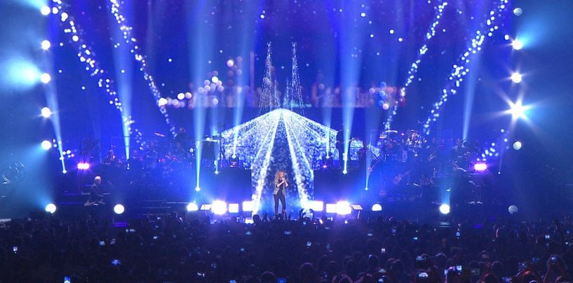 Yves Aucoin destaca a Celine Dion con la luminaria MagicPanel-R de Ayrton
