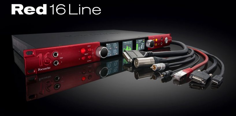 Nueva interfaz de audio Focusrite Red 16Line llega para facilitar el cambio