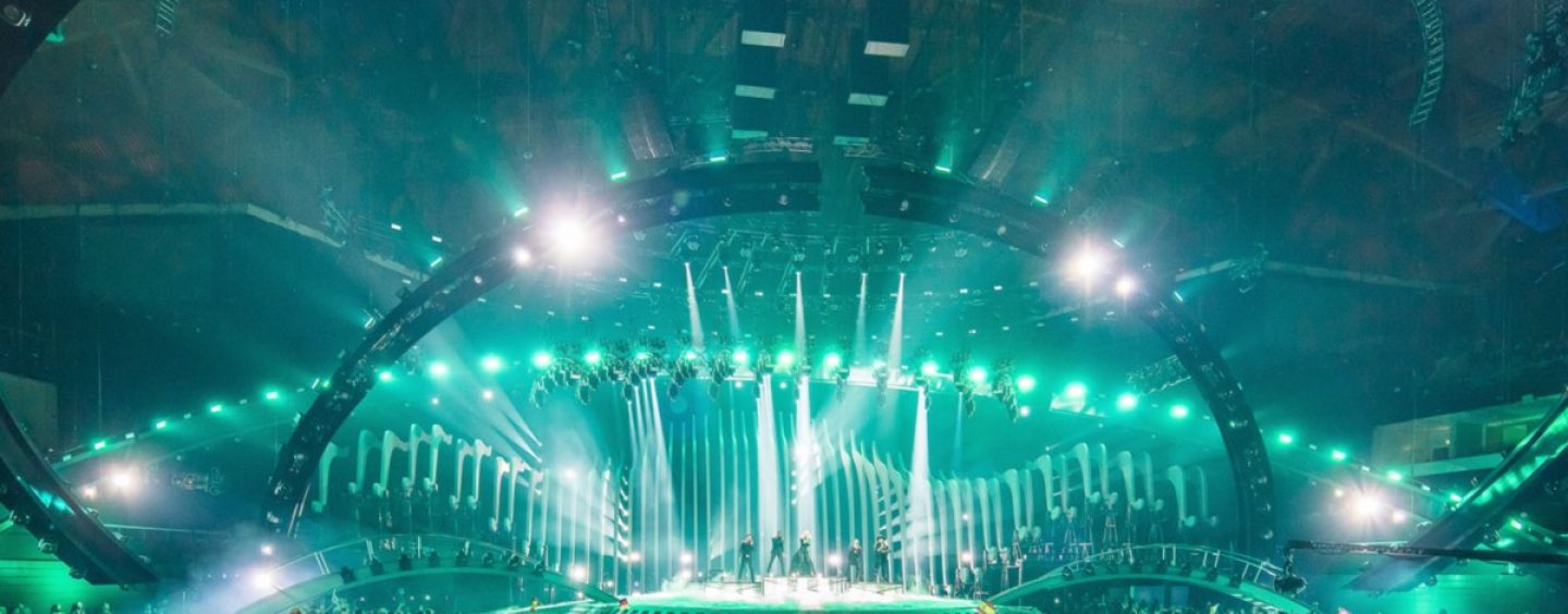 Las luminarias KNV ARC dijeron presente en el Concurso de Canto de Eurovision 2018