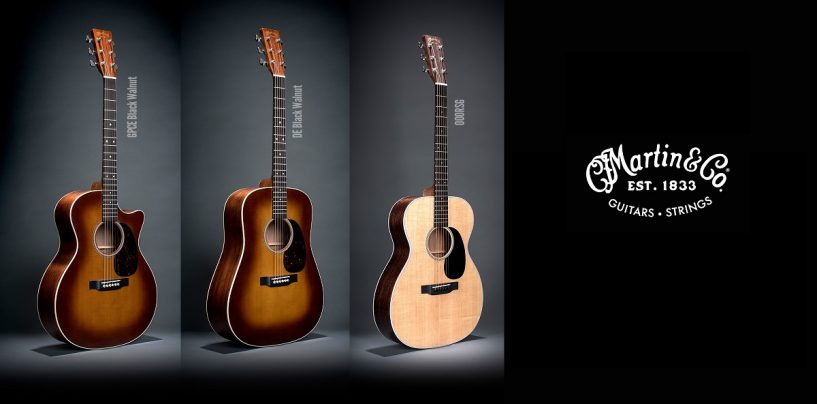 Martin Guitar recientemente presentó dos guitarras Walnut, junto a la nueva 000RSG