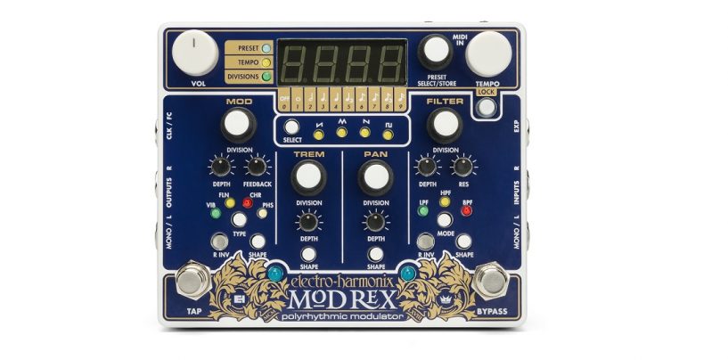 Mod Rex es el nuevo pedal modulador poli rítmico de EHX