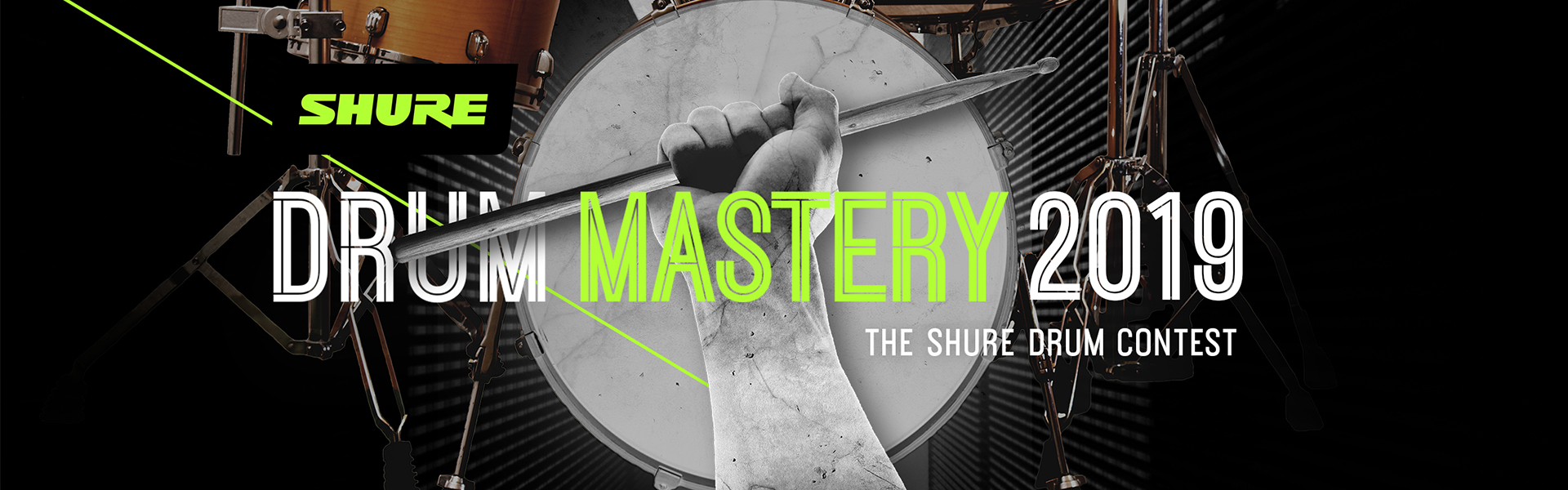 Shure Drum Mastery Banner