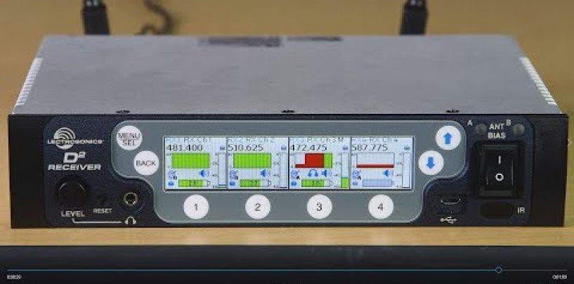 Lectrosonics presenta D Squared, un sistema de micrófono inalámbrico digital