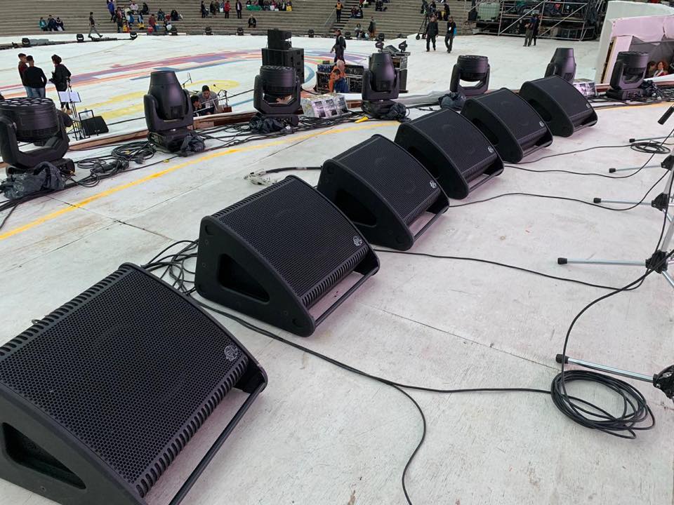clair brothers stage monitors AM Grape Festival Argentina