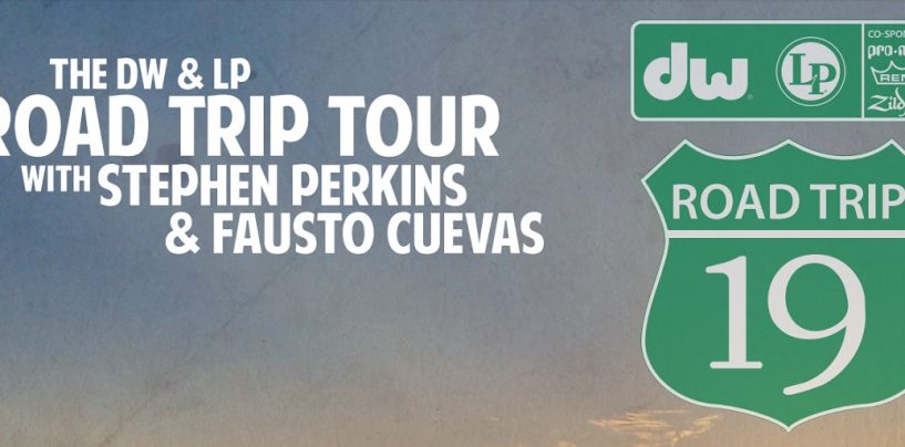 Fausto Cuevas y Stephen Perkins listos para el “DW & LP Road Trip Tour”