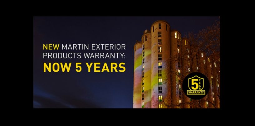 Martin Lighting ofrece garantía por 5 años