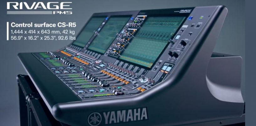 Rivage PM5 y PM3 de Yamaha ganan premio en IBC Virtual