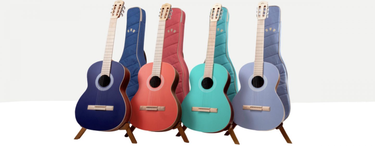 Ya están disponibles las guitarras coloridas de Córdoba