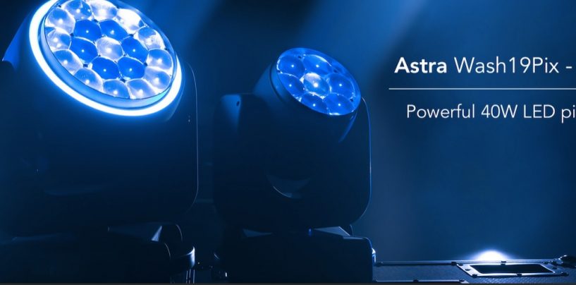 Luces wash LED Astra Wash7Pix y Astra Wash19Pix de Prolights