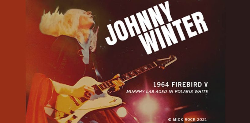 Gibson introduce guitarra Johnny Winter 1964 Firebird V