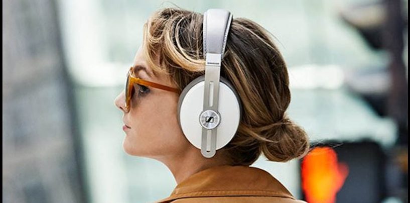 3 audífonos de diadema de Sennheiser para escuchar música