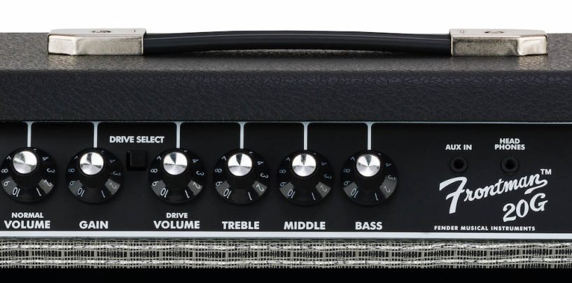 Fender presenta amplificador Frontman 20G pequeño, liviano y económico