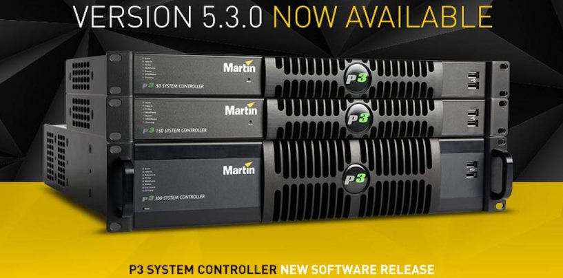 Actualización de software para controladores P3 de Martin by HARMAN