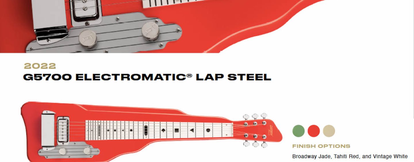 Gretsch presenta guitarras lap steel G5700 Electromatic 
