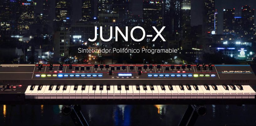Roland presenta sintetizador polifónico Juno-X