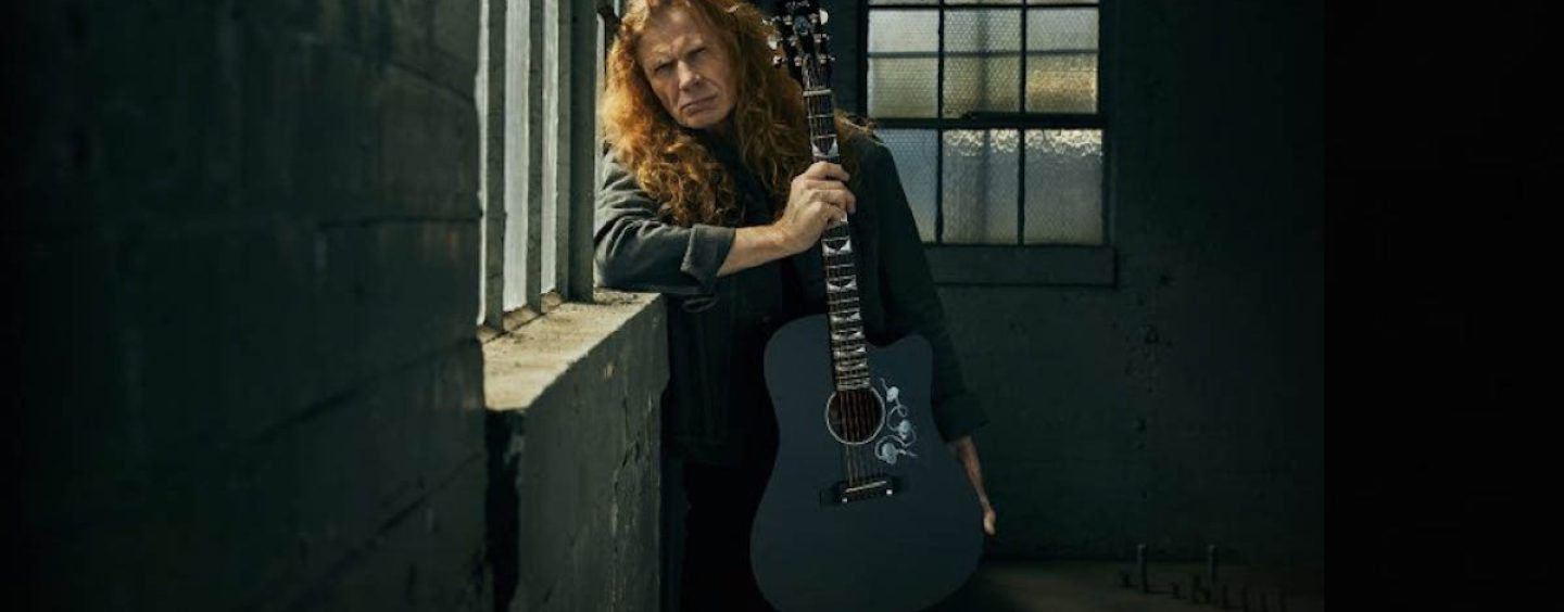 Dave Mustaine Songwriter, guitarra acústica de Gibson con 24 trastes