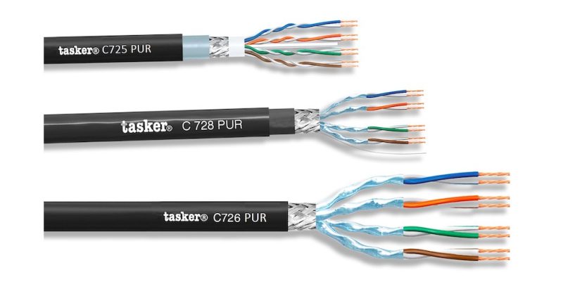 Nuevos cables Tasker para audio y video digital sobre LAN