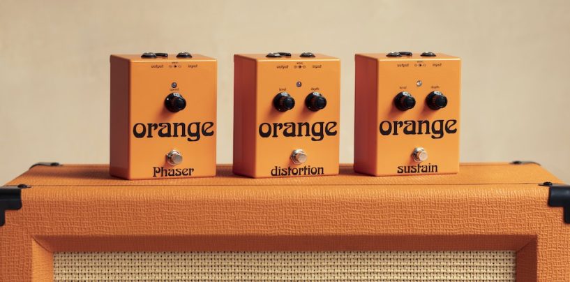 Nuevos pedales de efecto retro de 1970 de Orange Amps 