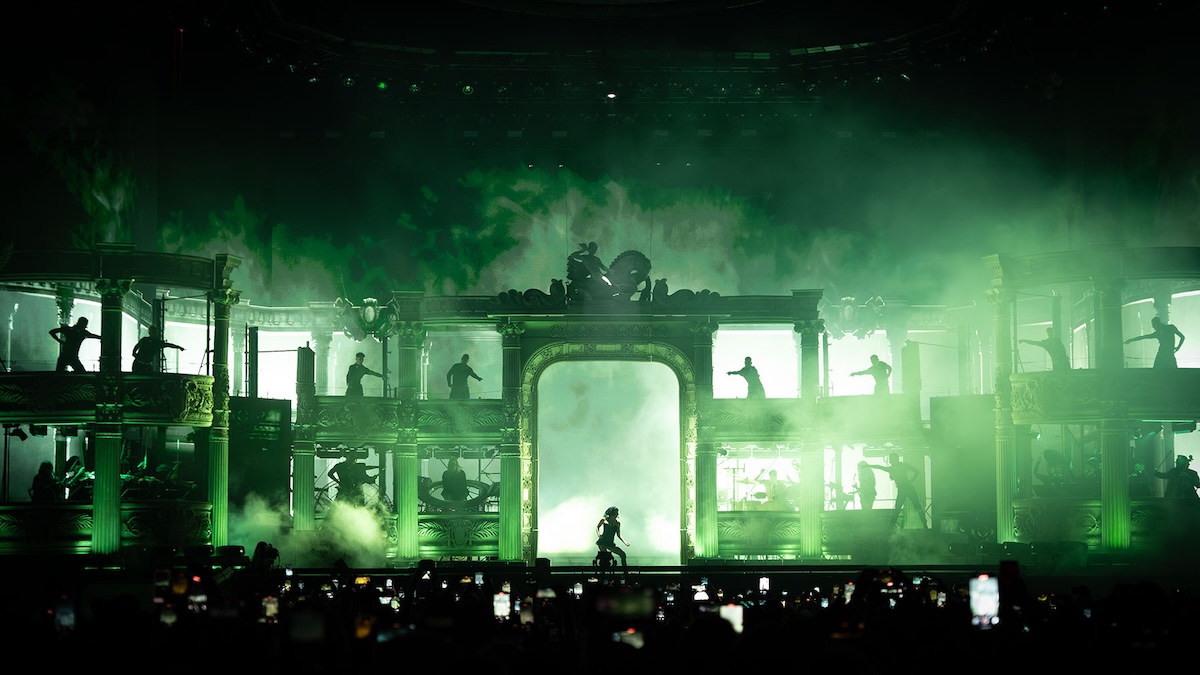 Robe Lady Gaga Mayhem Coachella 2025 photo by Jeremy Lechterman 1200x675